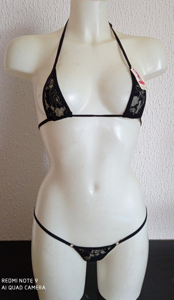 Lingerie femme ensemble micro bikini dentelle taille unique 6 Sorgues (84)