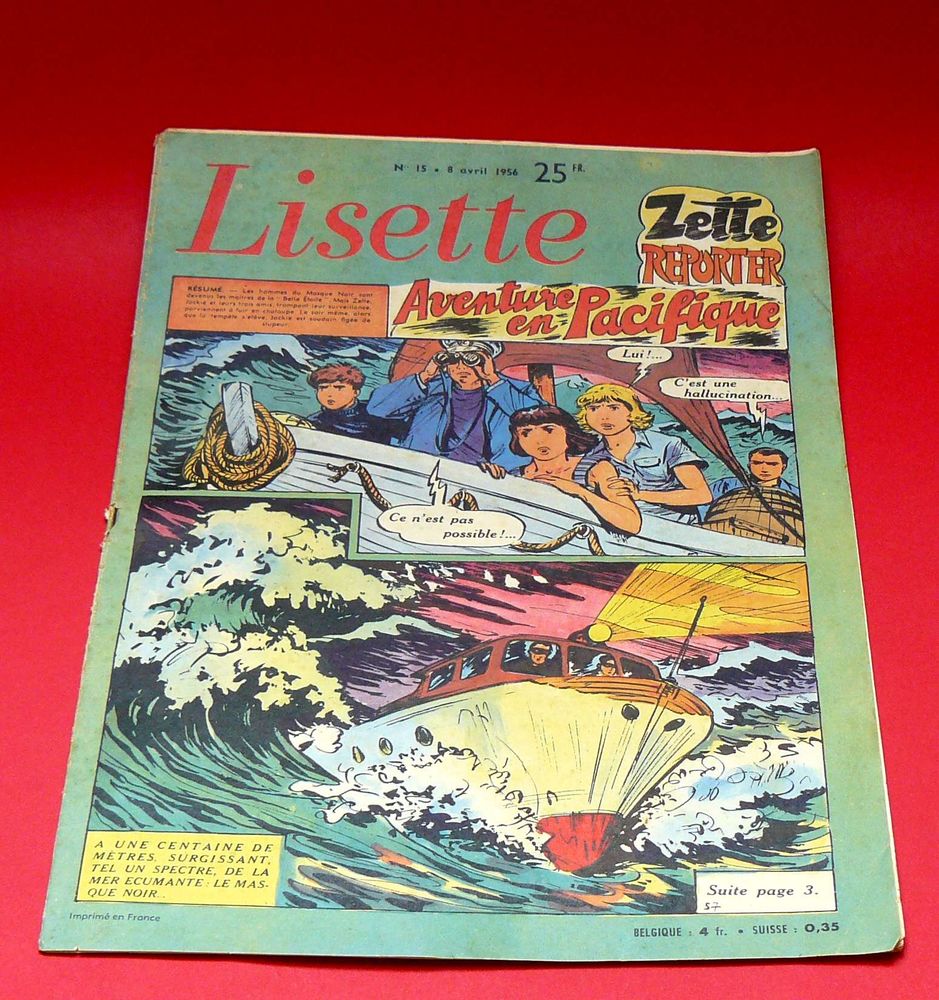 LISETTE n� 15 : Zette reporter  aventures en Pacifique  5 Argenteuil (95)