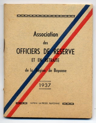 LISTE DES MEMBRES 
de L'ASSOCIATION DES OFFICIERS DE R�SERVE 7 Oloron-Sainte-Marie (64)