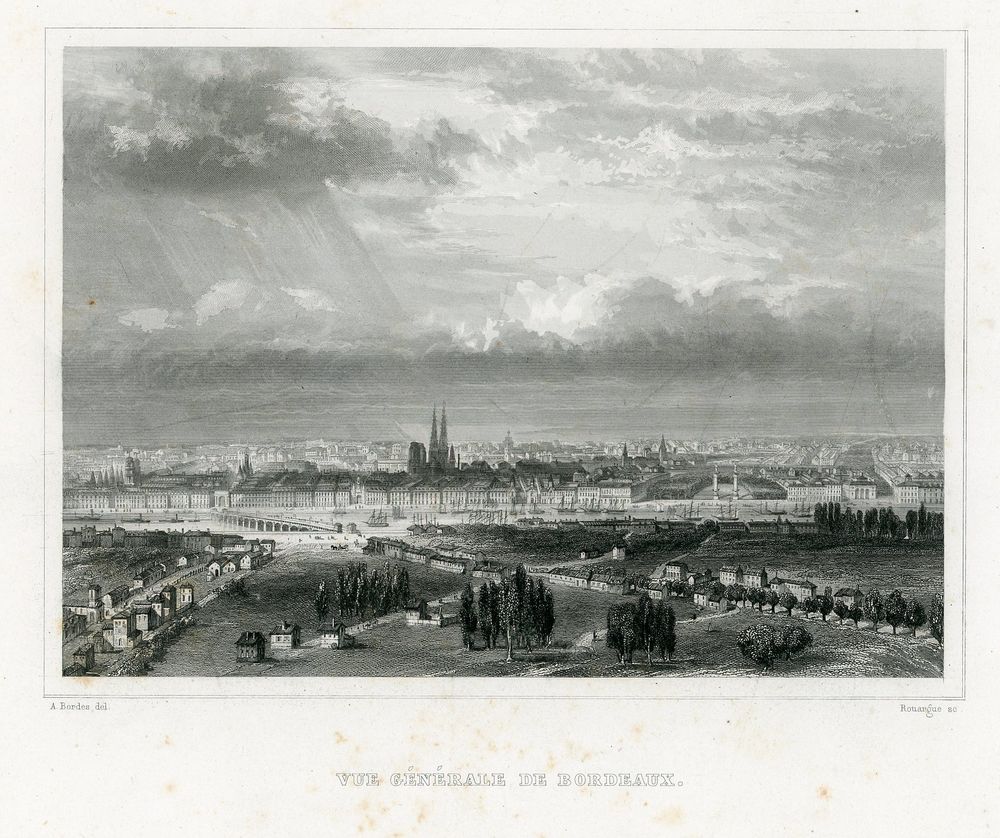 Lithographie Bordeaux 60 Bordeaux (33)