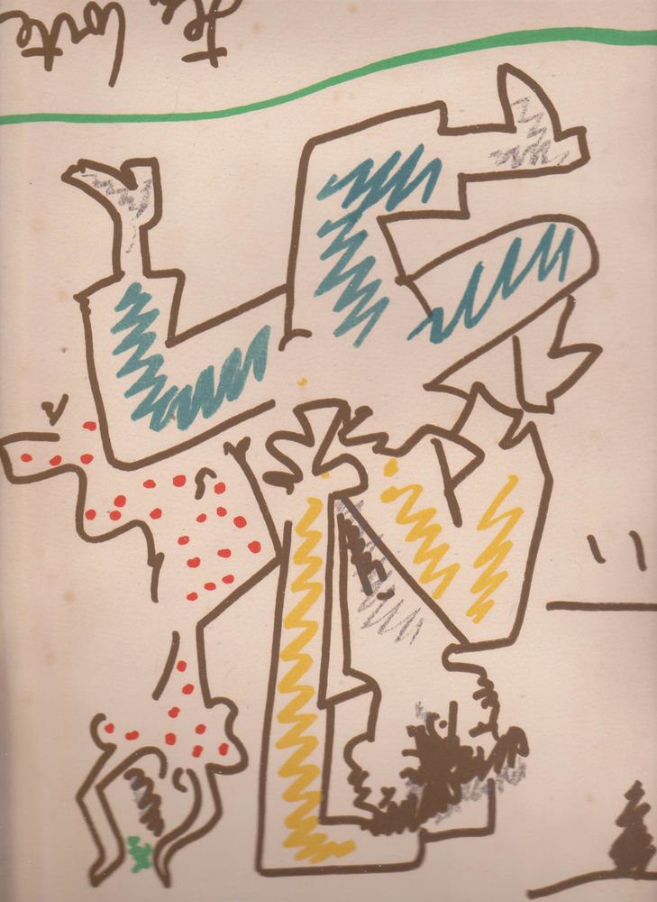 une lithographie de J. COCTEAU 0 La Seyne-sur-Mer (83)