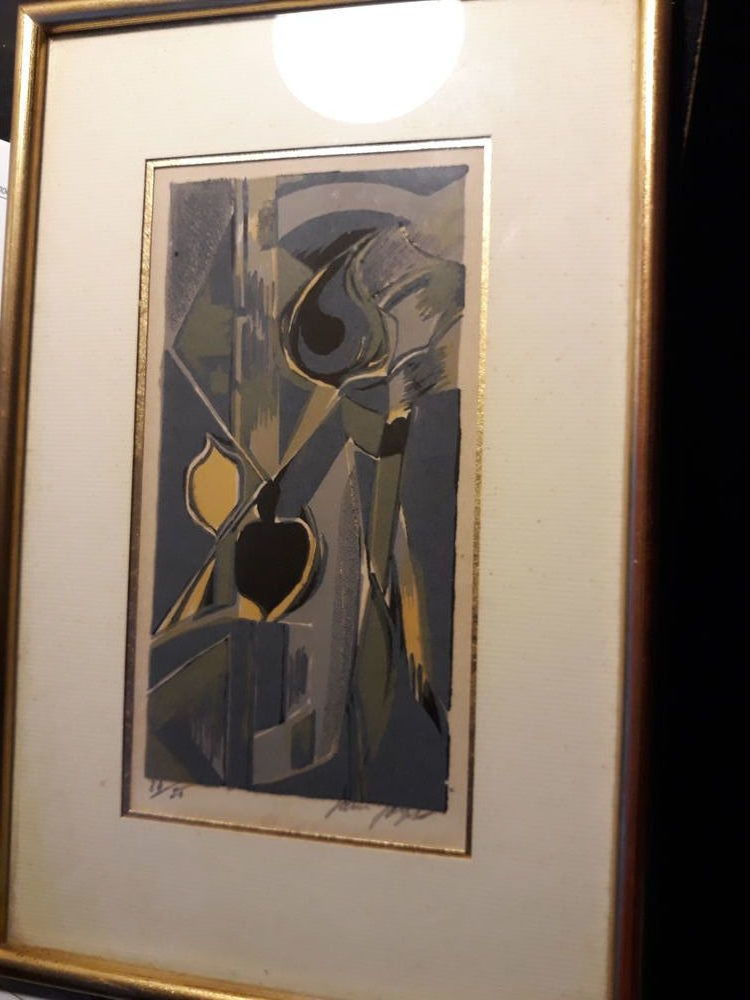 Lithographie de Jean Joyet 0 Margency (95)