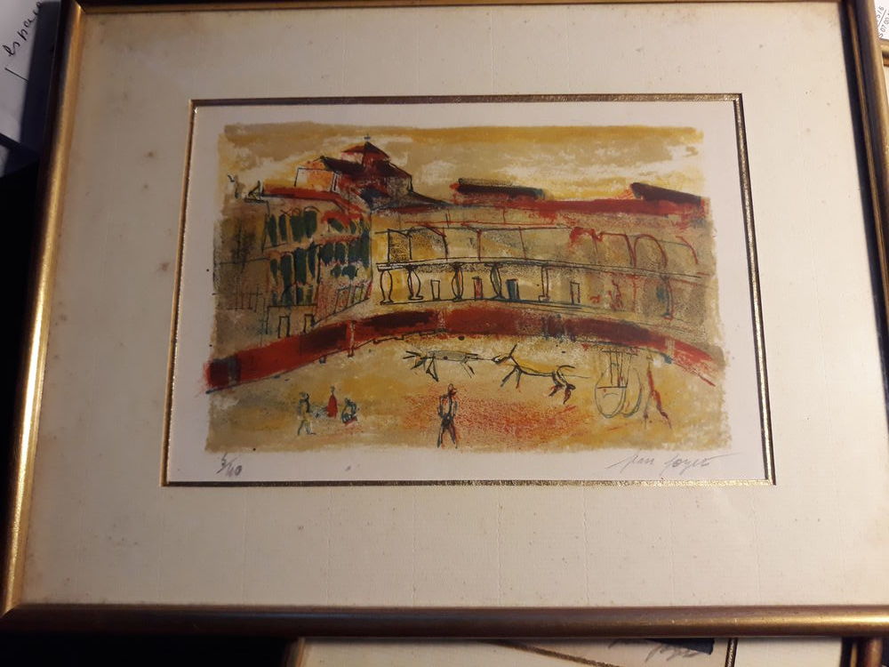 Lithographie de Jean Joyet 0 Margency (95)