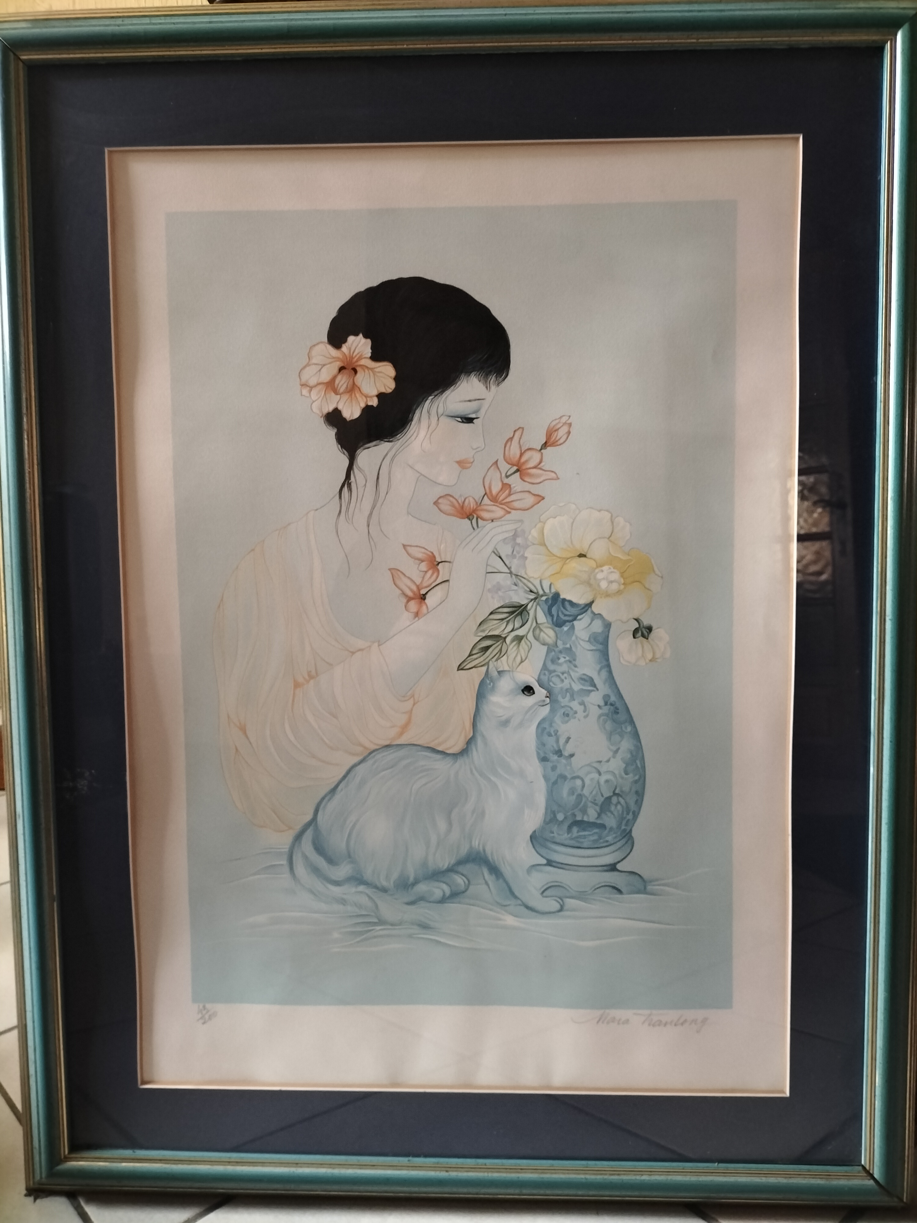 Lithographie originale num�rot�e et sign�e 80 Brugui�res (31)