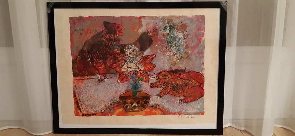 AQUARELLE DE PETITE dimension marine bateau signée CW . EUR 19,00