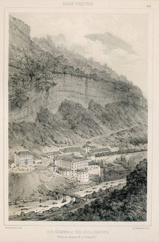 Lithographie Pyr�n�es 30 Bordeaux (33)