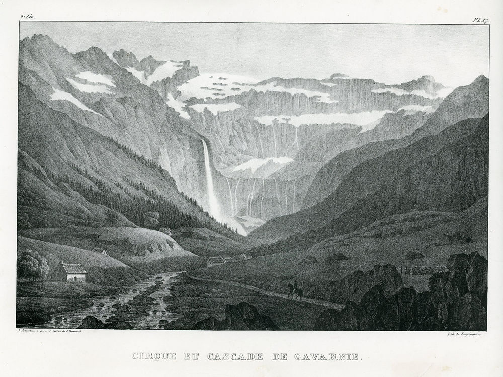 Lithographie Pyr�n�es 30 Bordeaux (33)