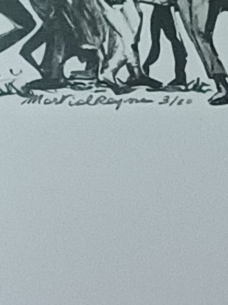 Lithographie sign�e de Martial Raysse 2800 Bergerac (24)