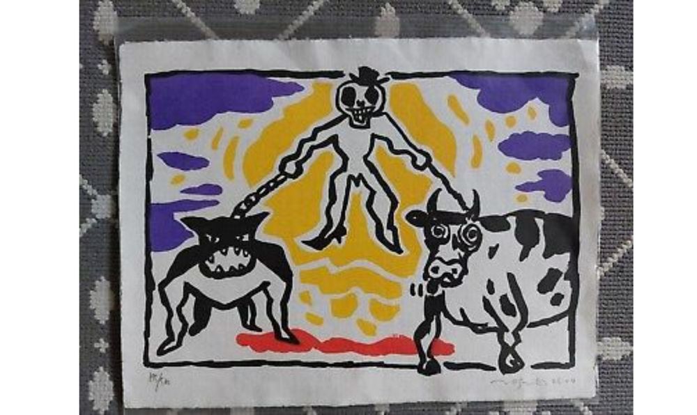 Lithographie sign�e Mosner s�rie limit�e 225 Carpentras (84)