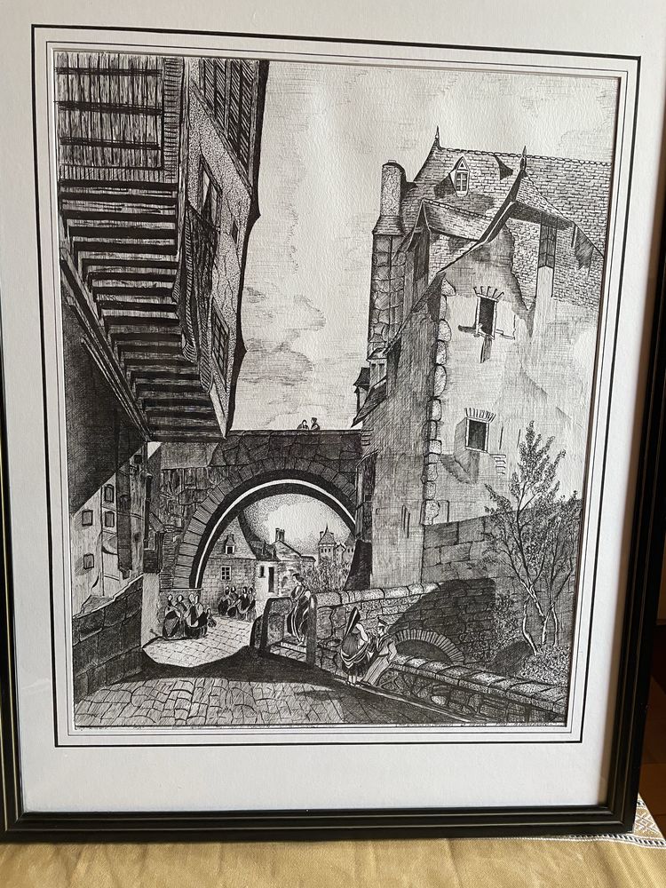 Lithographie 48 x 60 cm 50 Bill�re (64)