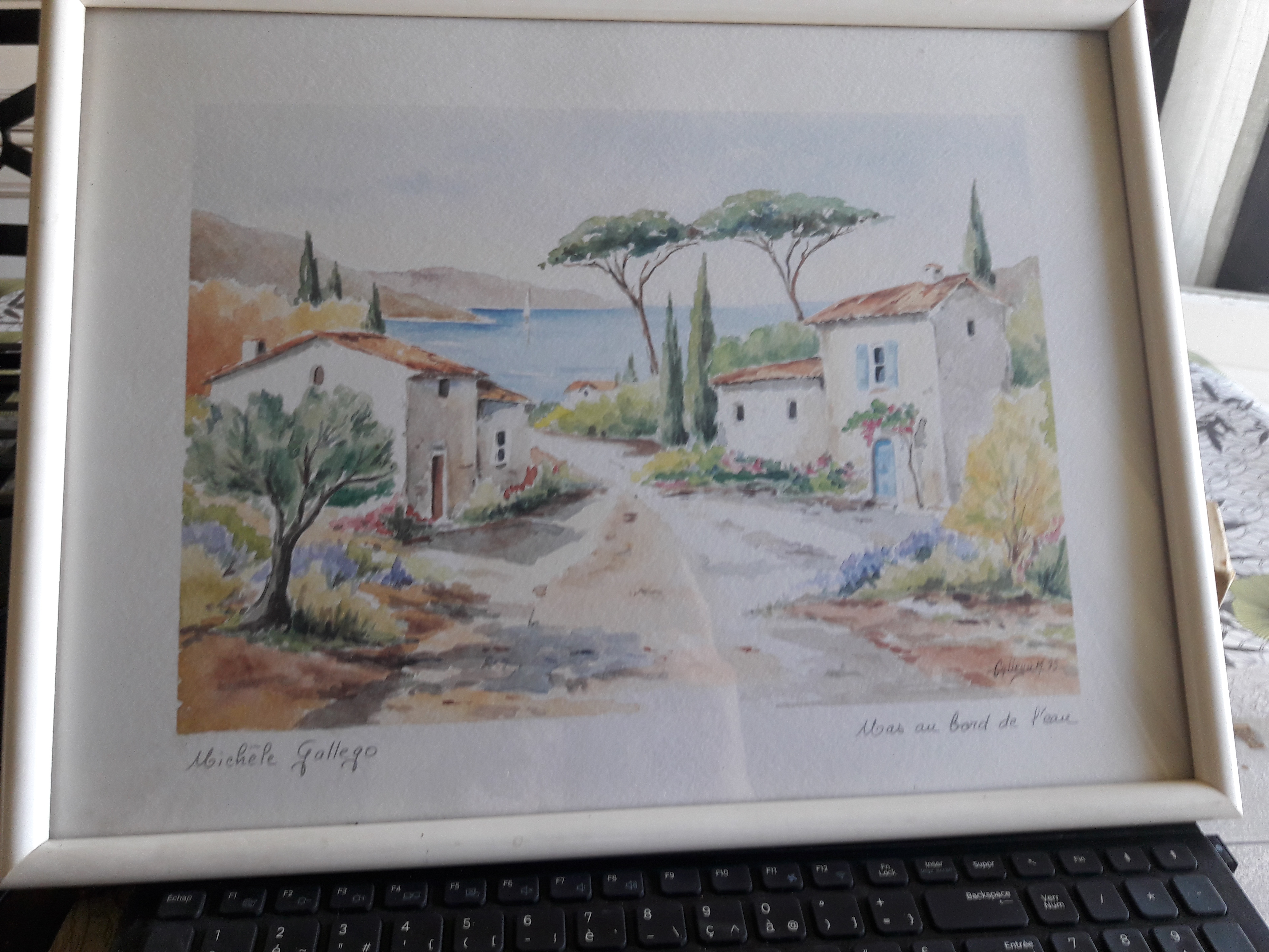 Lithographies ou aquarelles Sign�e Mich�le Gallego.93 20 Vitry-sur-Seine (94)
