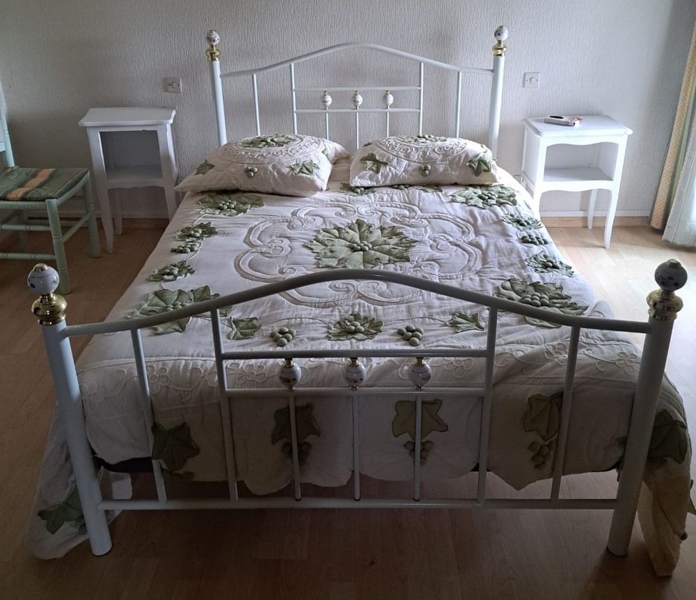 av 2 lits deux places fer forg� 150 La R�ole (33)