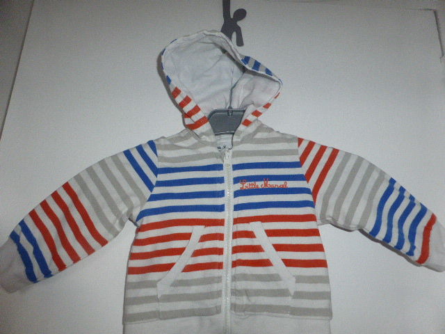 Little Marcel gilet coton capuche ray� 9 - 12 mois 5 Rueil-Malmaison (92)