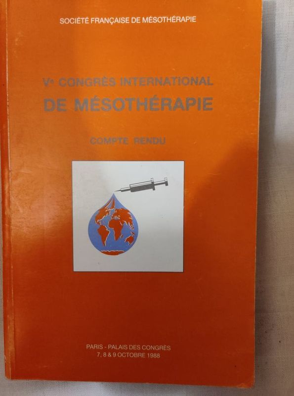 livre  5�me congr�s international de m�soth�rapie  4 Marseille 10 (13)