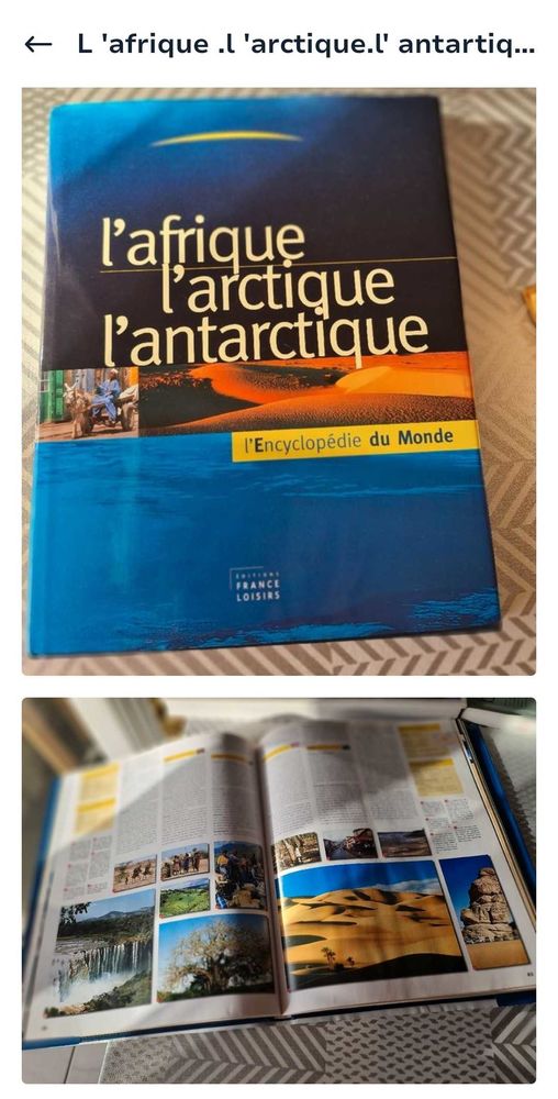 livre... l AFRIQUE ..L ARTIQUE ..L ANTARTIQUE 14 Ville-la-Grand (74)