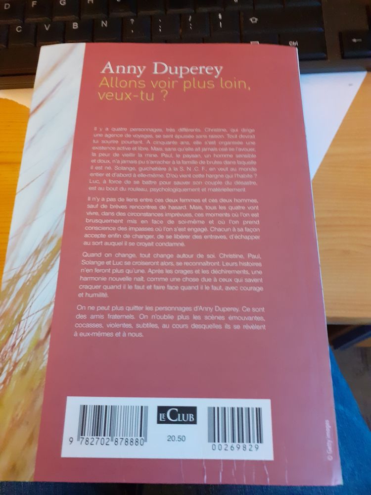 LIVRE ALLONS VOIR PLUS LOIN VEUX TU D A. DUPERREY 5 Levainville (28)