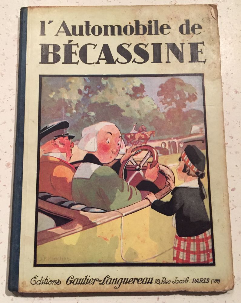 livre ancien L'automobile de B�cassine 35 Menton (06)