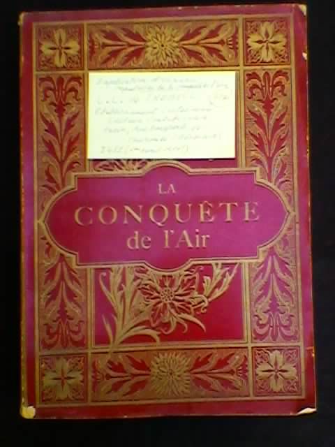 livre ancien la conqu�te de l'air 20 Chamb�ry (73)