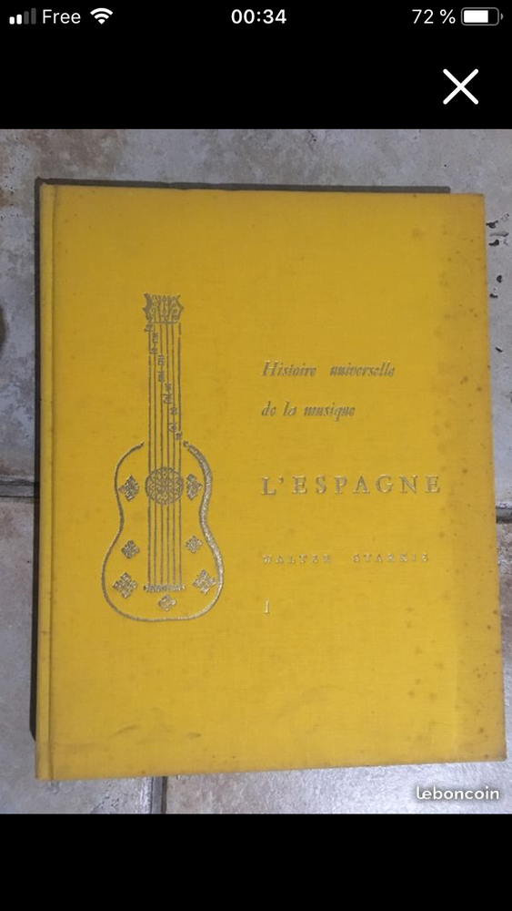 Livre ancien L Espagne Histoire universelle de la musique 12 Chanteix (19)