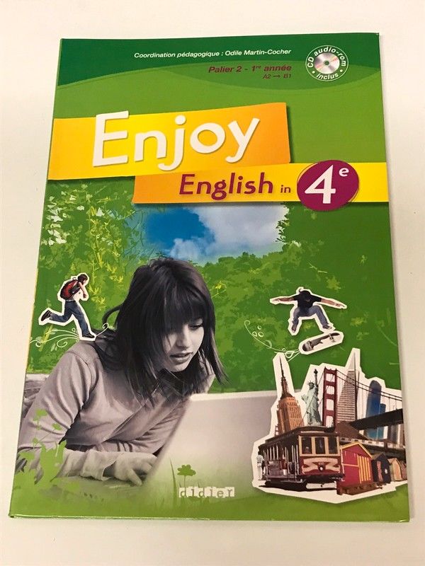 Livre d'anglais Enjoy English 4�me 11 Strasbourg (67)