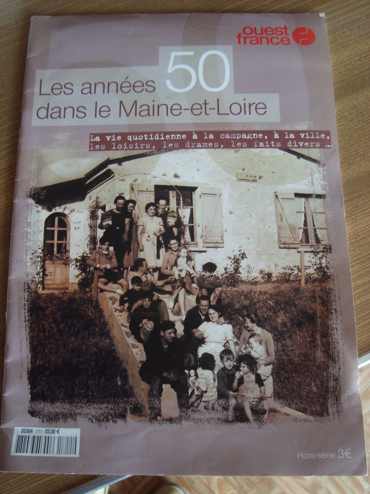 Livre ,les ANNEES 50 EN MAINE ET LOIRE 4 Villev�que (49)