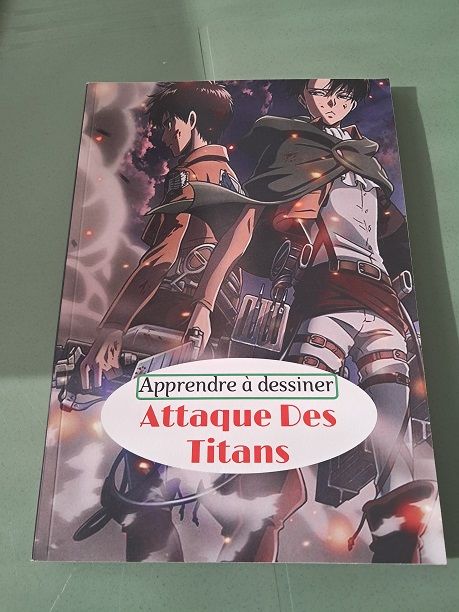 Livre apprendre � dessiner Attaque des titans manga anime ja 8 F�ves (57)