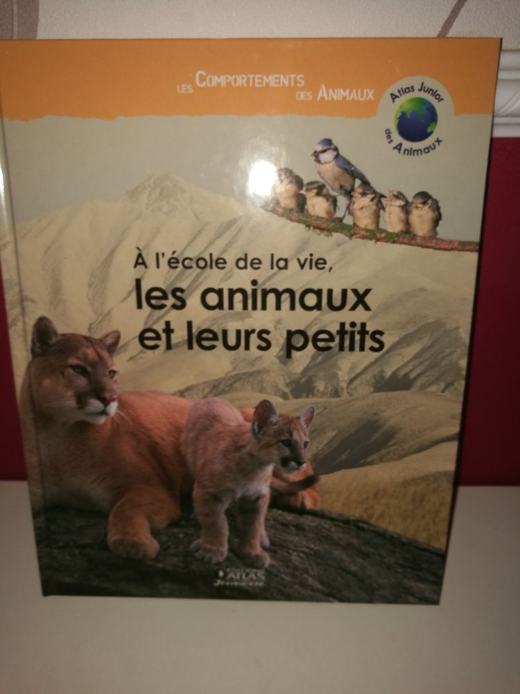 Livre Atlas junior de animaux  Les animaux et leurs petits   5 Villiers (86)