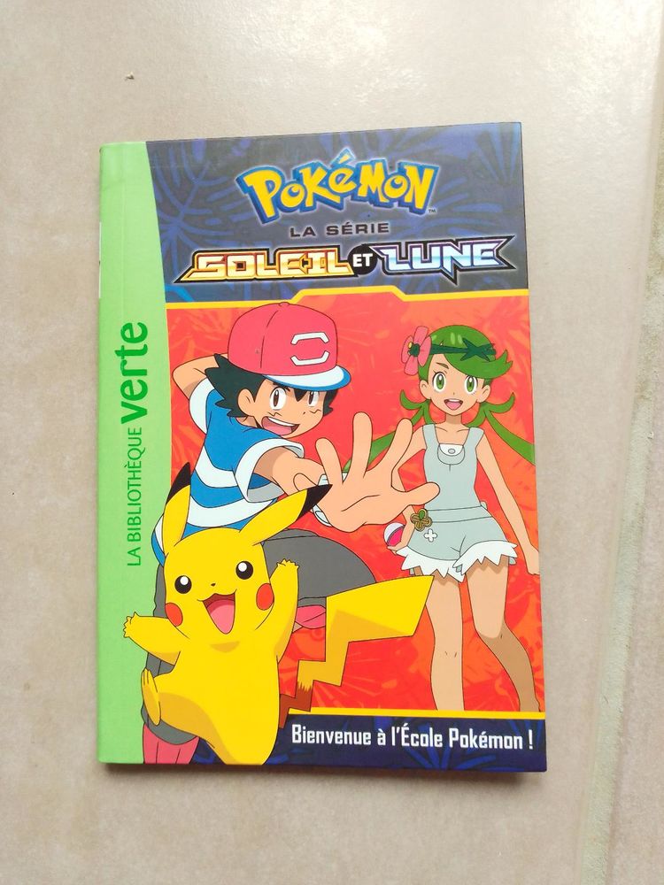 Livre bibliothèque verte Pokémon soleil et lune - Bienvenue  2 Aurillac (15)