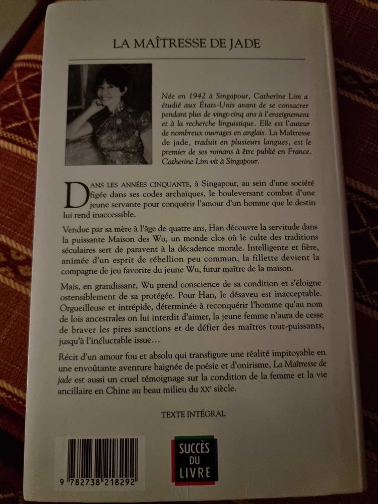 Livre de Catherine Lim 5 B�thune (62)