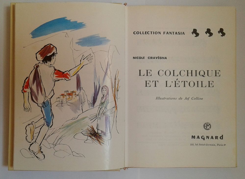 livre  Le Colchique et l'Etoile  5 Cramont (80)