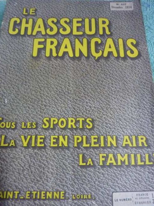 Livre collection :Chasseur Fran�ais 1934 15 Saint-M�dard-en-Jalles (33)