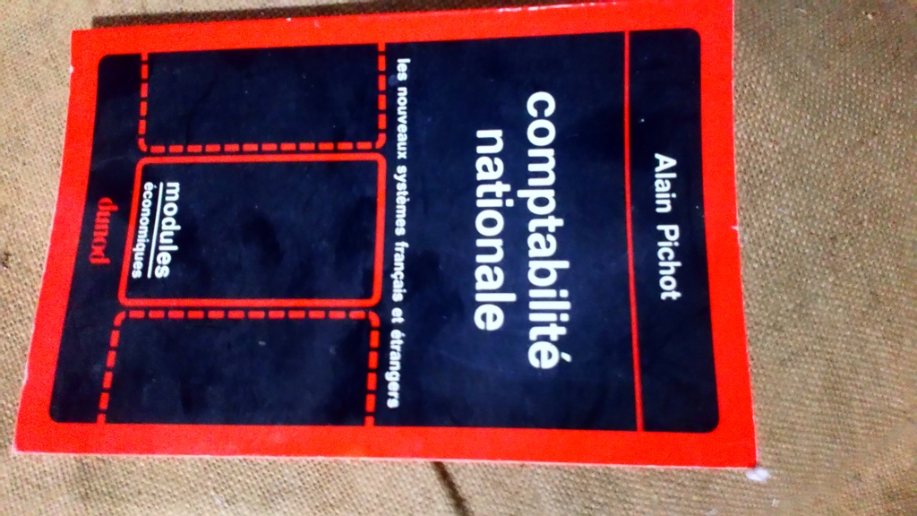 Livre  Comptabilit� nationale  par Alain Pichot 0 Battrans (70)