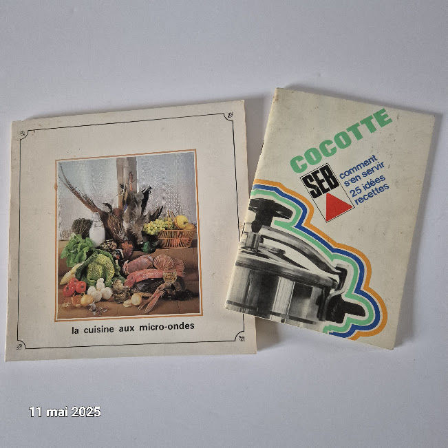 Livre La cuisine au micro-ondes (67 pages) et 25 id�es cocot 2 Saumur (49)