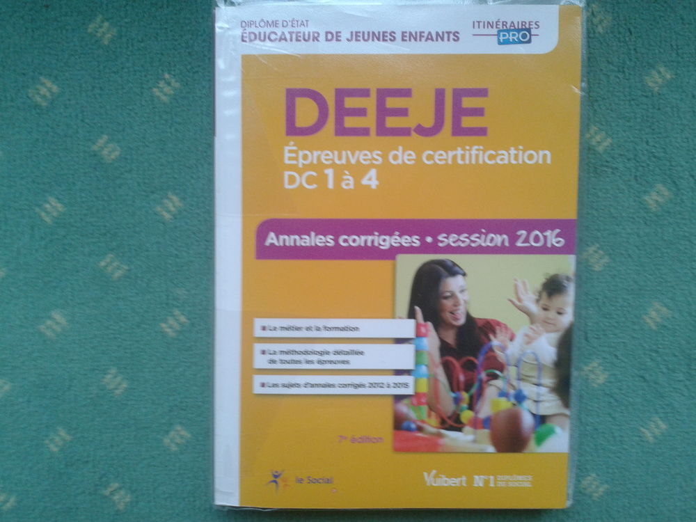 Livre = DEEJE - �preuves De Certification DC 1 � 4 - Annales 15 Arques (62)
