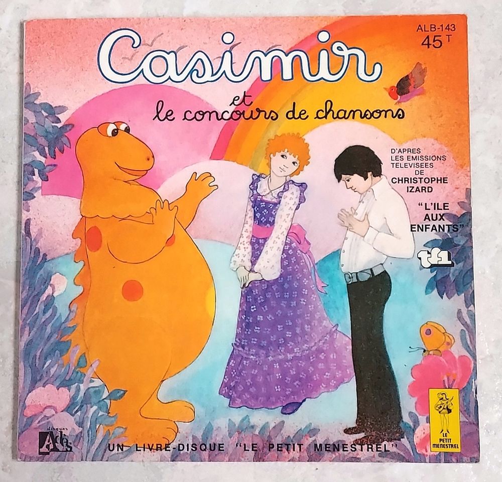 LIVRE-DISQUE 45t EP - CASIMIR ET LE CONCOURS DE CHANSONS  5 Tourcoing (59)