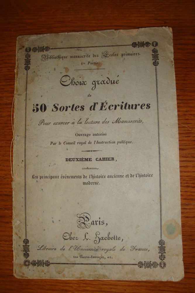 livre sur 50 �critures 2 �dition 15 Quesnoy-sur-De�le (59)