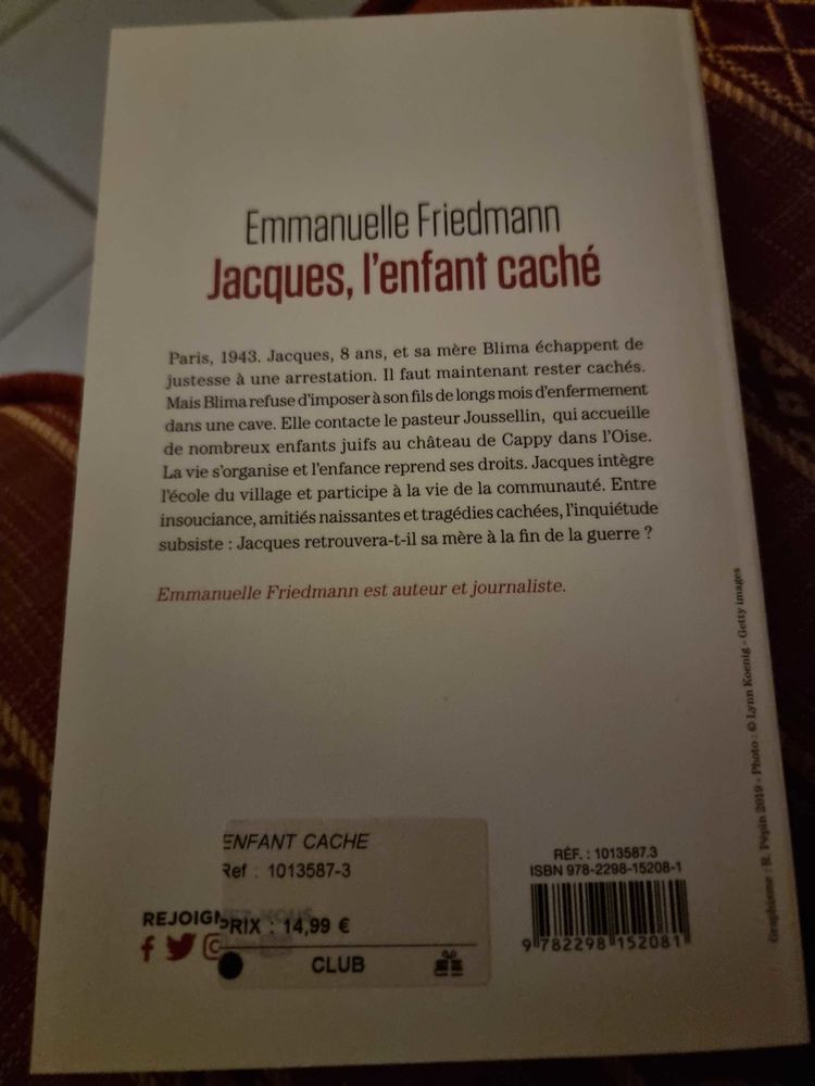 Livre de Emmanelle Friedmann 5 B�thune (62)