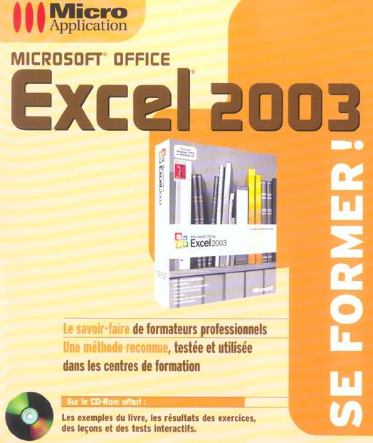 Livre Excel 2003 avec cd se former 12 Montbéliard (25)
