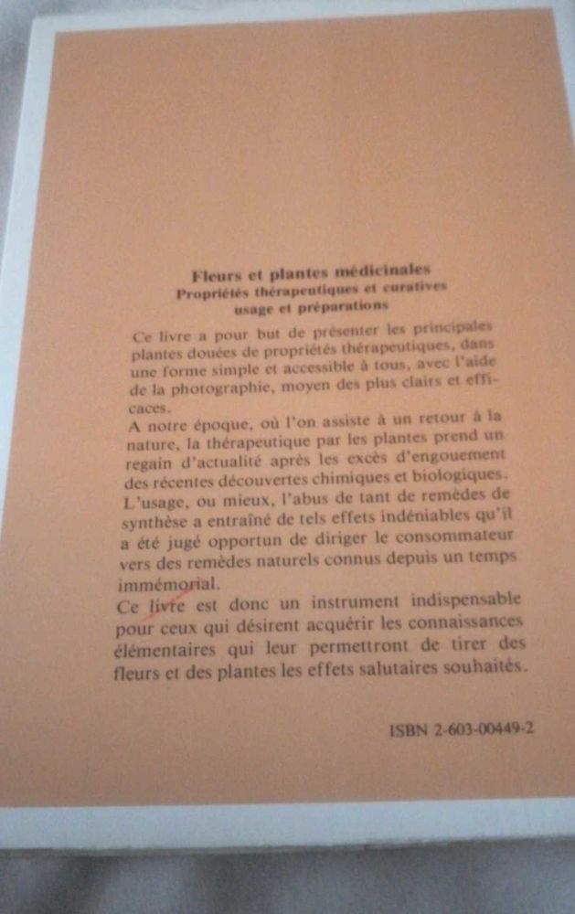 livre Fleurs et plantes m�decinales 20 Boulogne-sur-Mer (62)