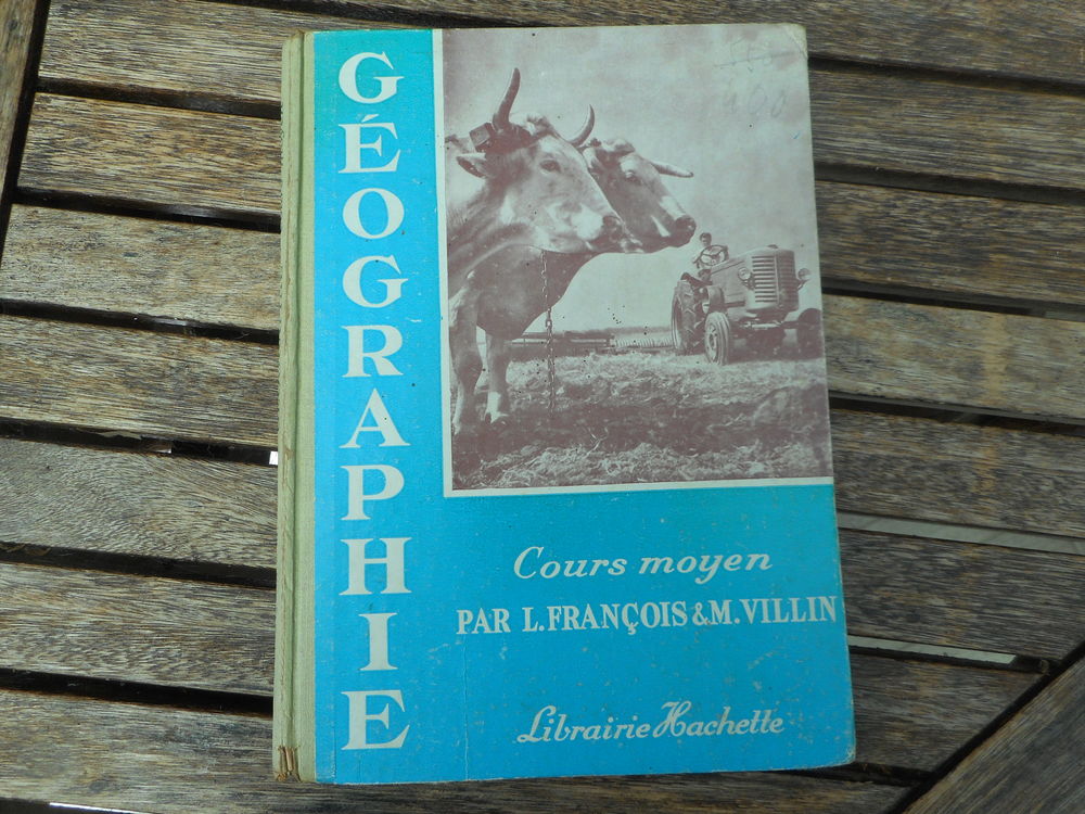 livre de g�ographie du cours moyen 1956 10 Nieuil-l'Espoir (86)