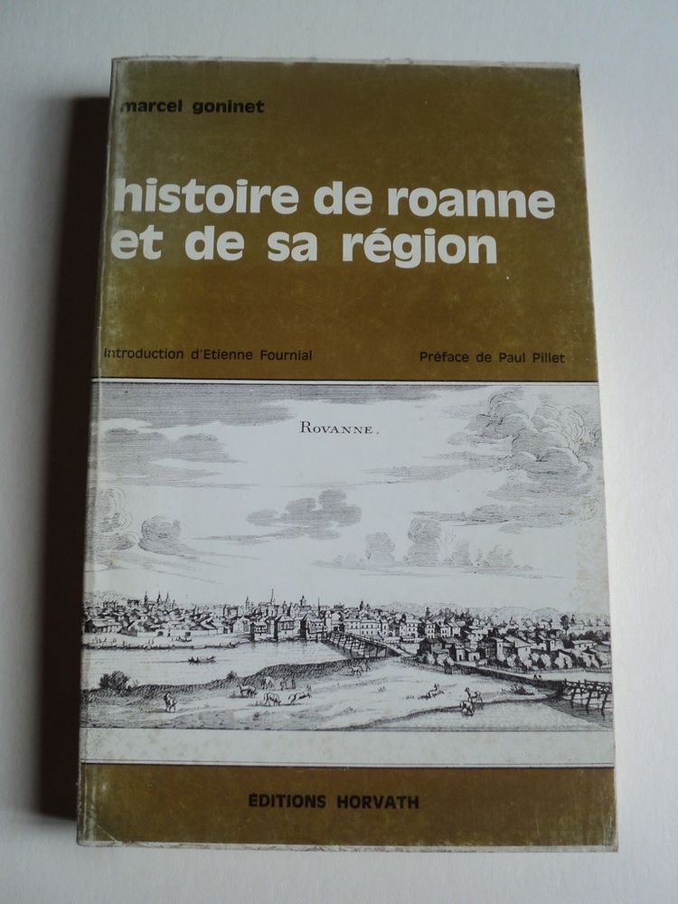 Livre Histoire de Roanne et de sa région / Marcel Goninet  20 Loches (37)