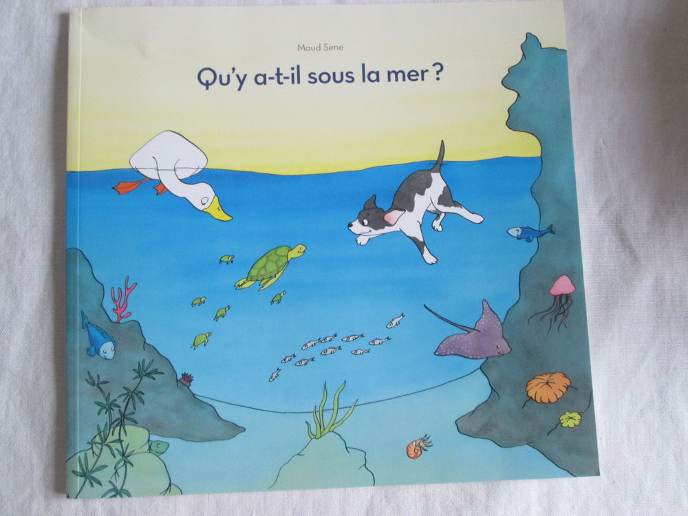 Livre illustr� enfant - Qu'y a-t'il sous la mer de Maud Sene 8 Chauriat (63)