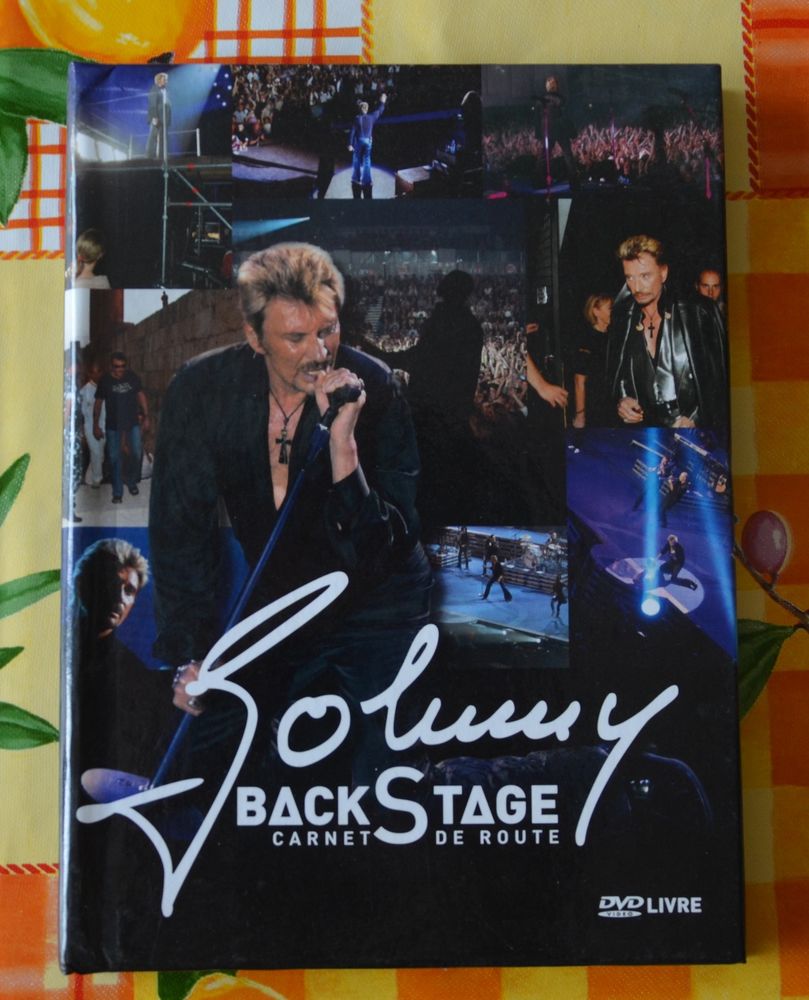 DVD / LIVRE   Johnny HALLYDAY   ..BACKSTAGE 18 Decazeville (12)