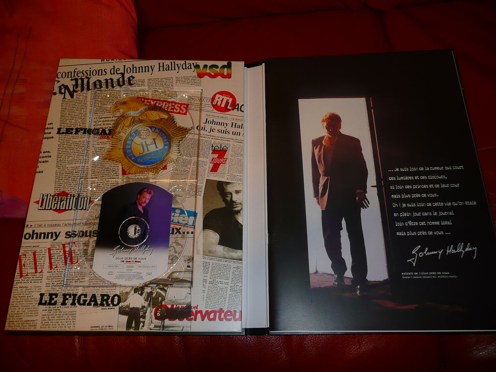 Livre sur johnny hallyday plus pr�s de vous 40 Saint-�tienne-l�s-Remiremont (88)