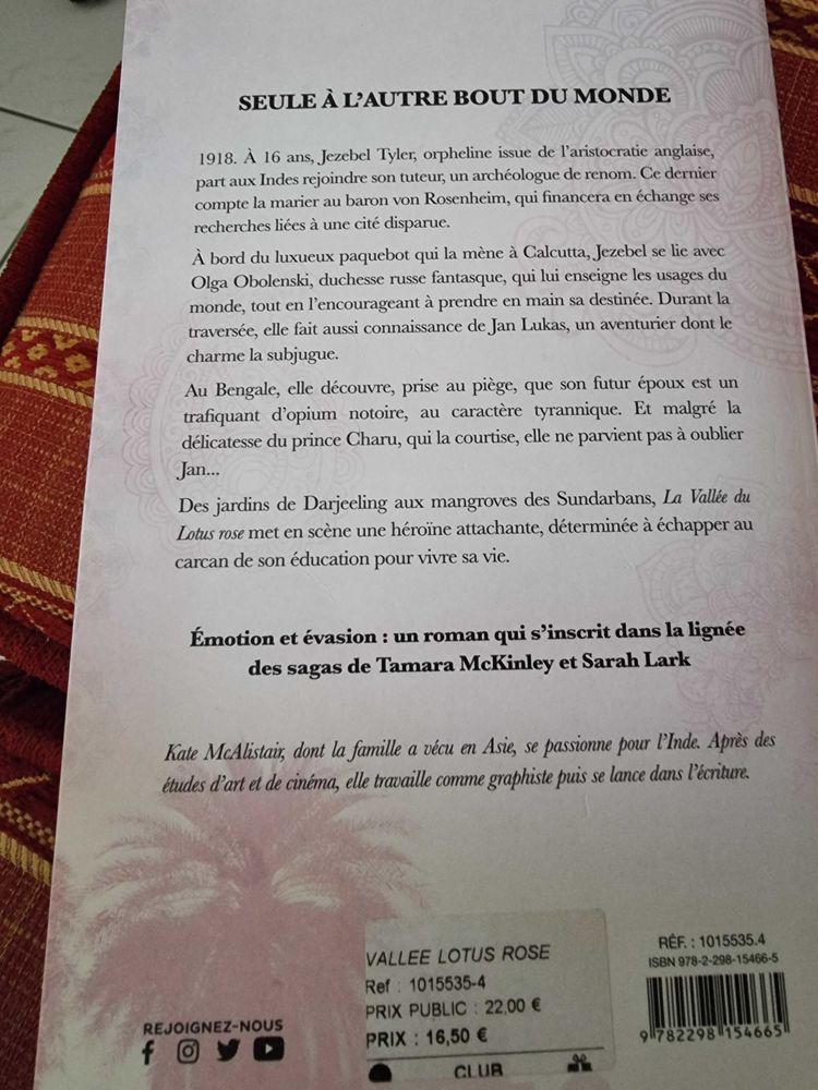 Livre de Kate McAlistair 5 B�thune (62)