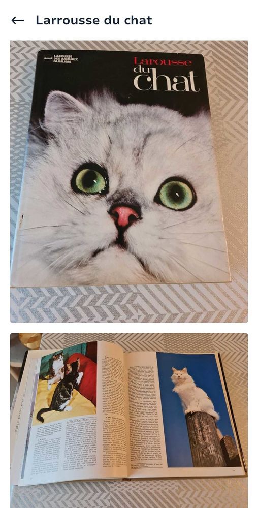 livre   le larousse du chat  7 Ville-la-Grand (74)