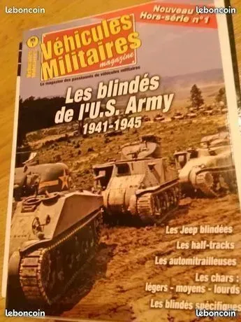 livre militaire sur les blind�s US Am�ricain WW2 4 Briey (54)