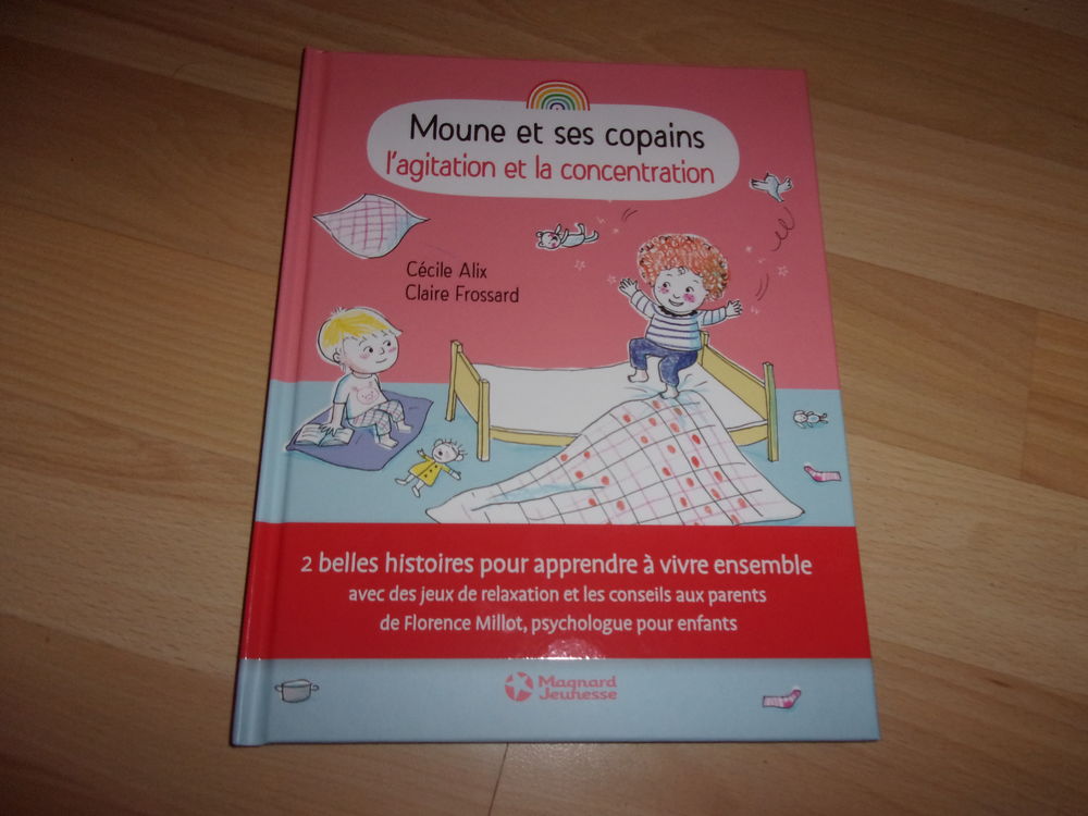 Livre Moune et ses copains: l'agitation et la concentration 9 Ardoix (07)