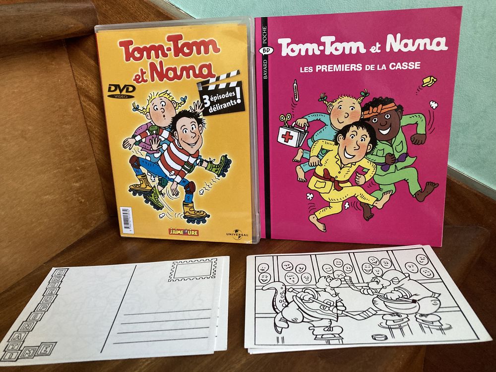 Dvd et livre TOM TOM ET NANA 5 Paris 4 (75)