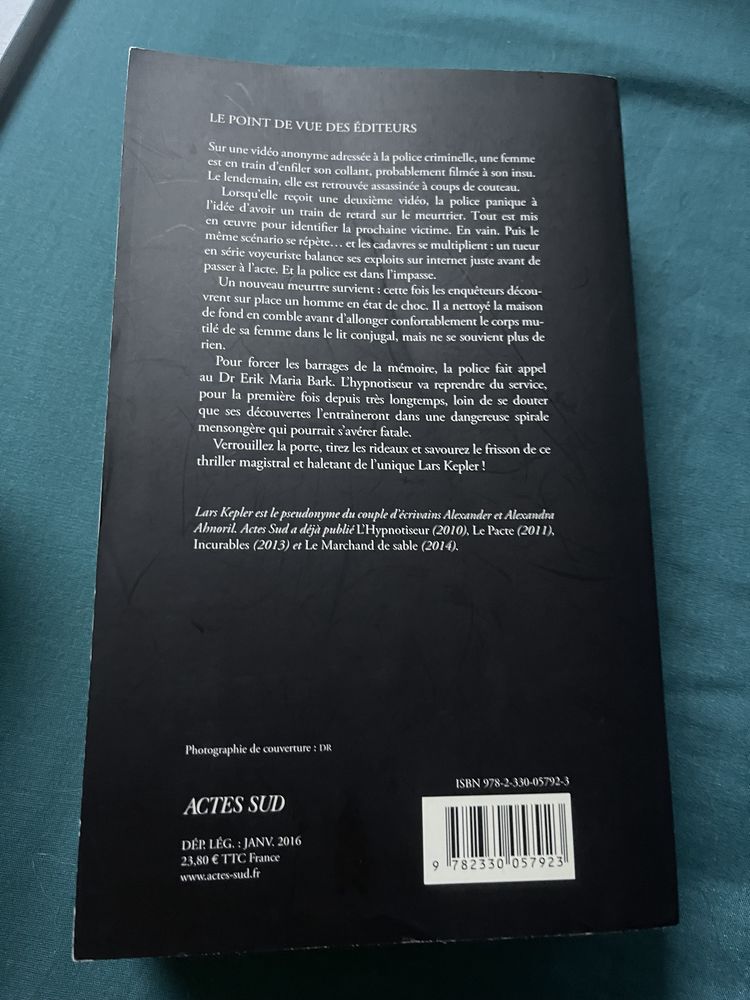 Livre neuf thriller 9 Pithiviers (45)